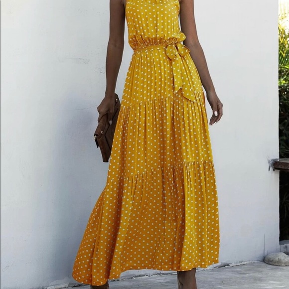 Wrap tie maxi dress - Picture 4 of 6